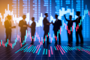 abstrait-bourse-graphique-silhouettes-ecran