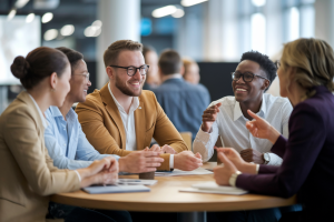groupe-professionnels-table-discussion