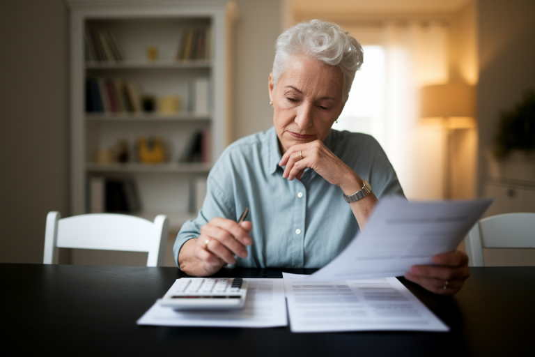 personne-agee-table-documents-calculatrice