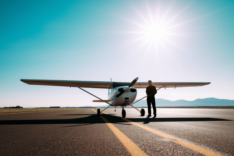 petit-avion-piste-silhouette-montagnes