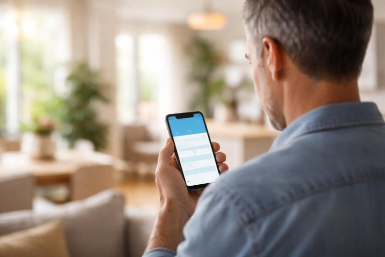 personne-smartphone-application-maison-moderne