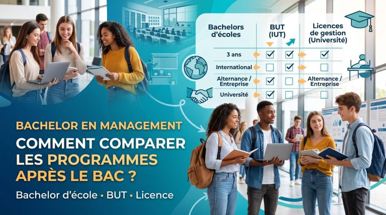 Bachelor en management après le bac : comment comparer les programmes